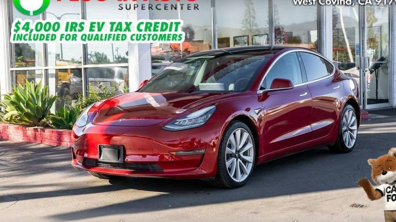 TESLA MODEL 3 2018 5YJ3E1EA7JF038088 image